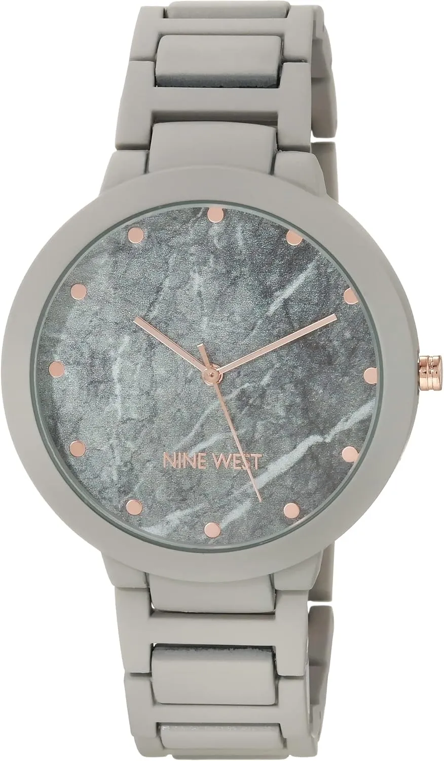 West slat colony ductile single cultivate conscious Women's Rubberized Bracelet Watch Nine 
