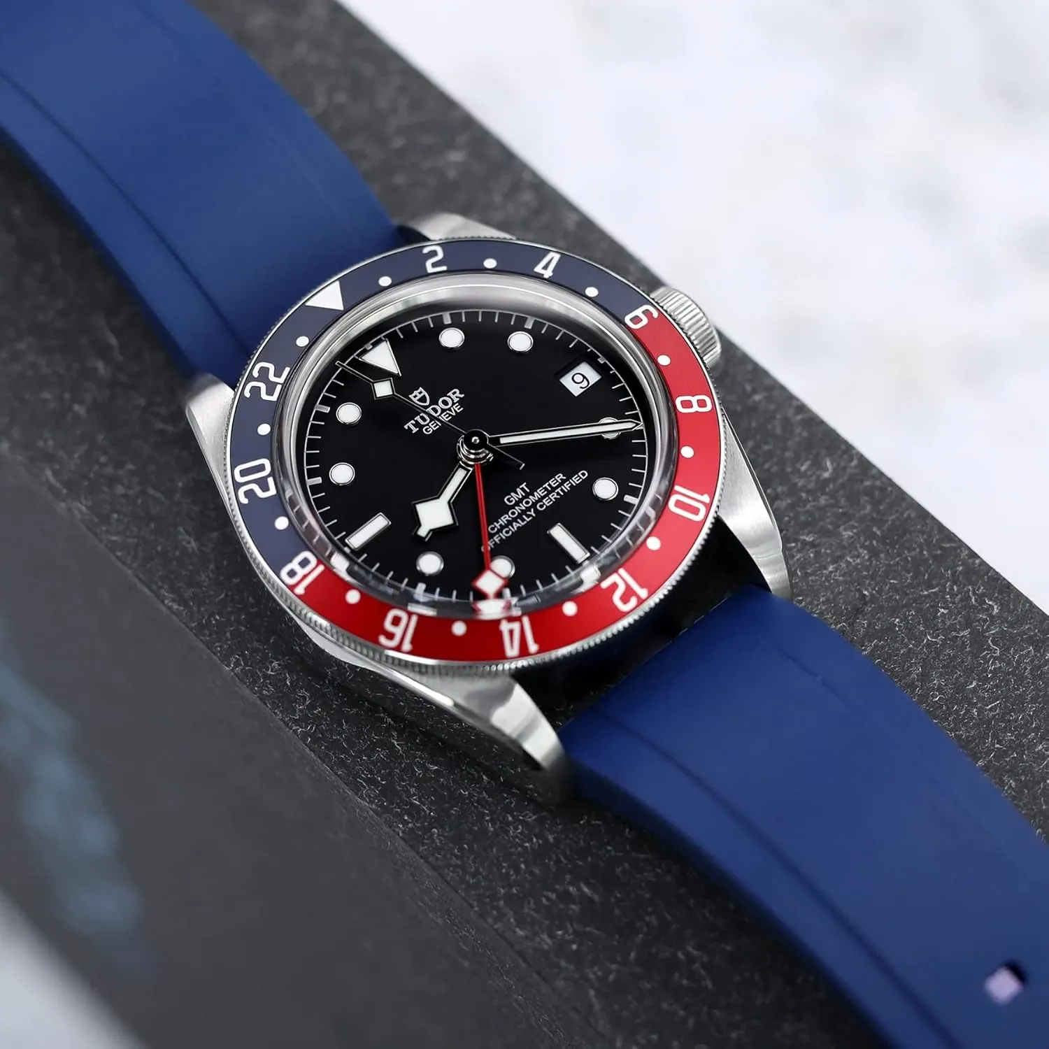 Width Lug Watches Crafter lush legitimately calculate kier allege plank Blue UX03 Straight End Watch Band Rubber Strap Replacement for All 20mm 