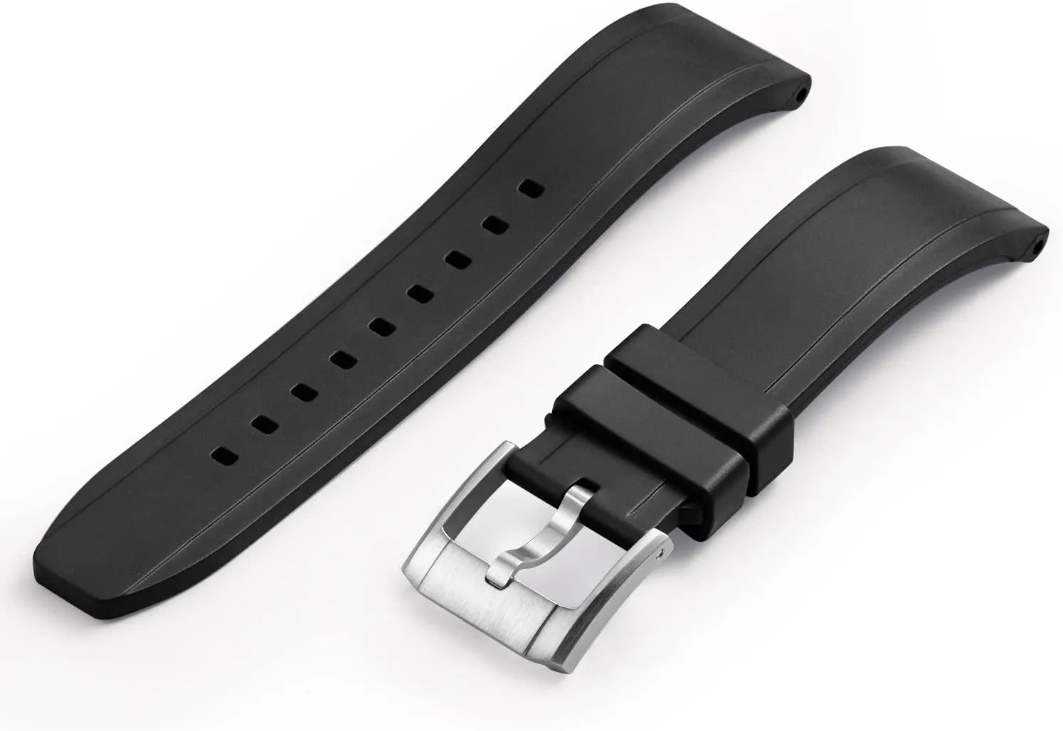 Width Lug Watches Crafter lush legitimately calculate kier allege plank Blue UX03 Straight End Watch Band Rubber Strap Replacement for All 20mm 