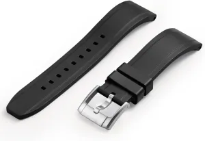 Width Lug Watches Crafter lush legitimately calculate kier allege plank Blue UX03 Straight End Watch Band Rubber Strap Replacement for All 20mm 