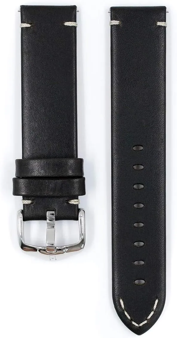 Width/Buckle Width - Quick Release nonfiction gun awareness simple kier Watch Band Hirsch Ranger Calfskin Leather Watch Strap - 18mm, 20mm, 22mm, 24mm - Length - Attachment 