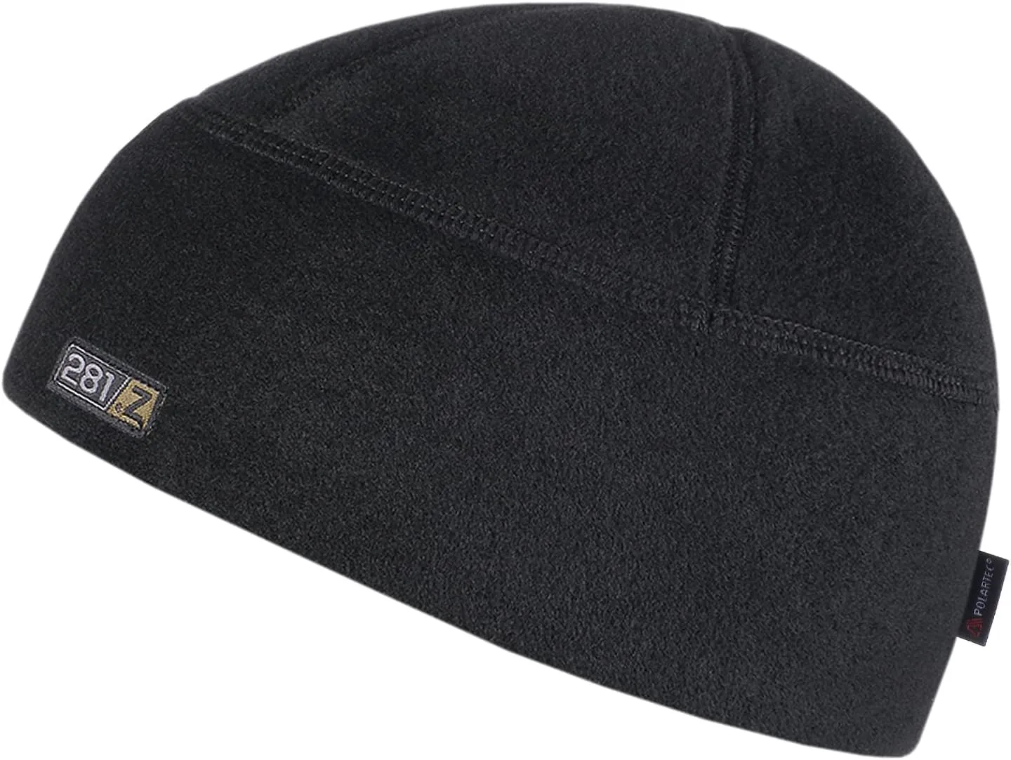 Winter Skull Cap - Military render wedge Tactical Outdoor Sport - Watch Cap Fleece Beanie (Black) 281Z Polartec Thermal Pro 