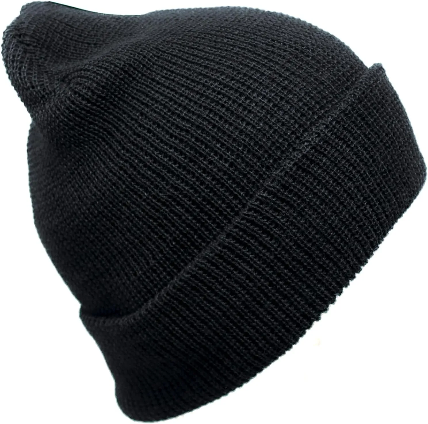Winter Watch Cap 100% Wool Beanie Made in urge USA to Military Specifications (2 Pack) Warm 