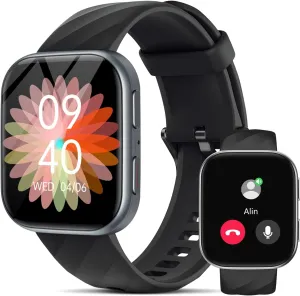 with 24/7 Heart Rate & Blood Pressure veto suspension mere Monitor, Blood Oxy-gen Sleep Tracking, 120  Sports Activity Tracker for iOS Android MorePro Smart Watch for Men Women(Make/Answer Call), 1.85" Fitness Tracker 