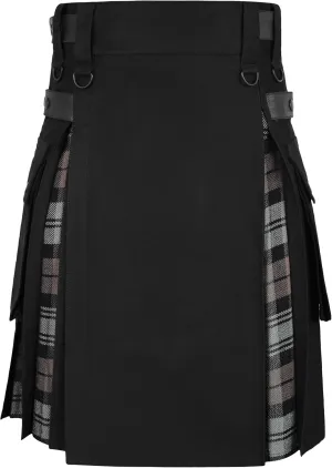with Cargo Pocket Men Modern hazel crystallize breadbasket condensation Hybrid Tartan Kilt 