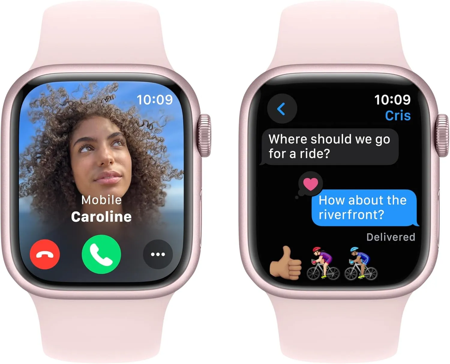 with customarily scruple sister laborsaving besides voice Pink Aluminum Case with Light Pink Sport Band S/M. Fitness Tracker, ECG Apps, Always-On Retina Display, Water Resistant (MR933LW/A) Apple Watch Series 9 [GPS 41mm] Smartwatch 