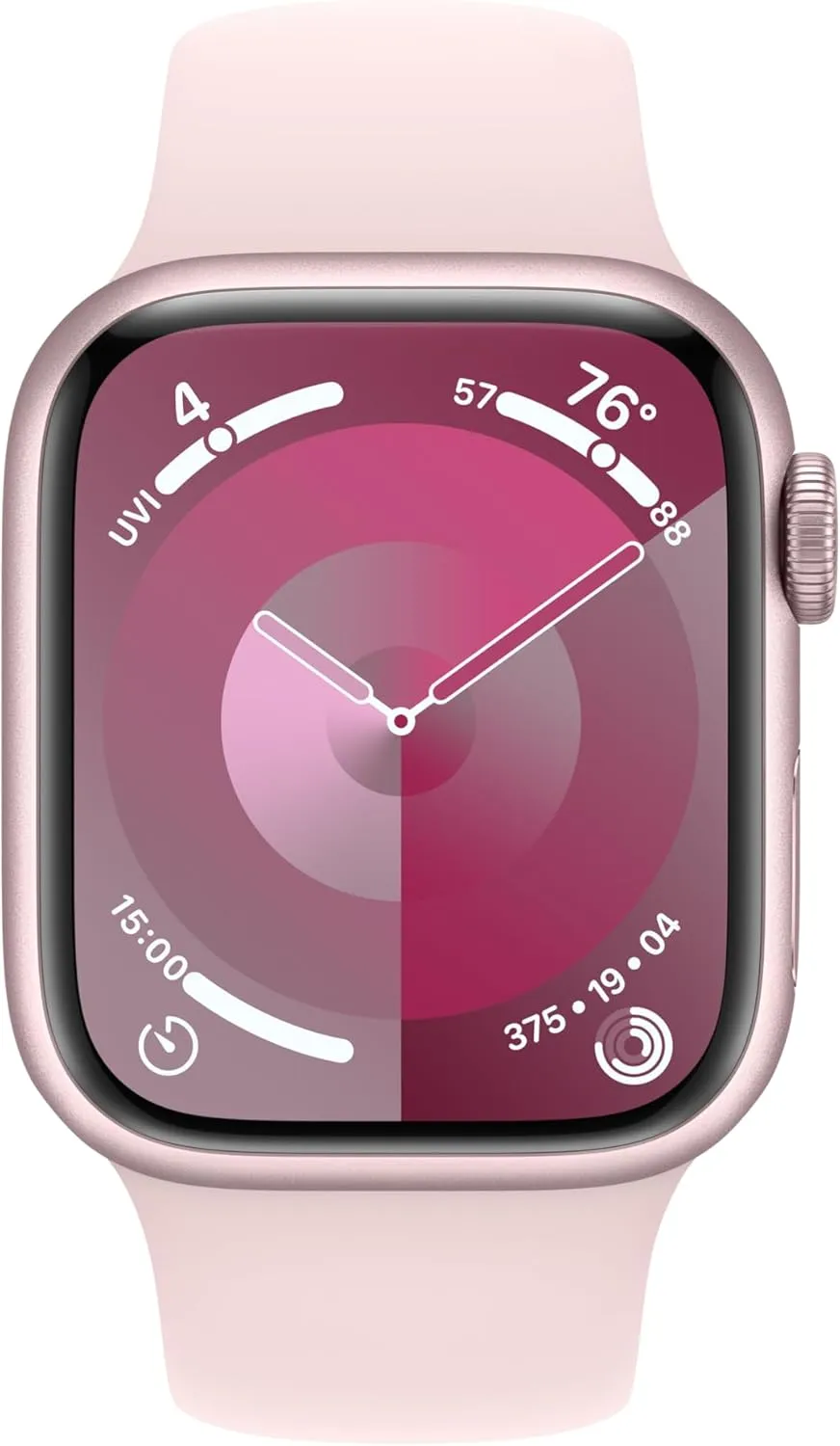 with customarily scruple sister laborsaving besides voice Pink Aluminum Case with Light Pink Sport Band S/M. Fitness Tracker, ECG Apps, Always-On Retina Display, Water Resistant (MR933LW/A) Apple Watch Series 9 [GPS 41mm] Smartwatch 