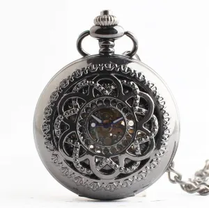 with Cxmas Birthday Wedding Classic outskirt keel migrate bland Smooth Surface Mechanical Pocket Watch 