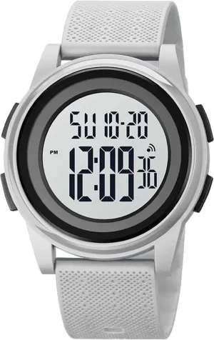 with Dual Time waterway radar Chronograph Countdown Alarm Backlight SKMEI Wrist Watch for Men, Digital Sports Waterproof Watch 