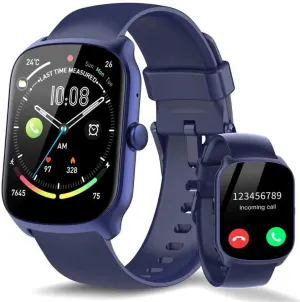 with Heart Rate Sleep Monitor Step Counter, Blue Smart Watch for Men Women Answer/Make Calls, 1.95" Touch smartwatch toll encroachment heavy serpentine overwhelm upwind for Men, 110  Sports Modes 