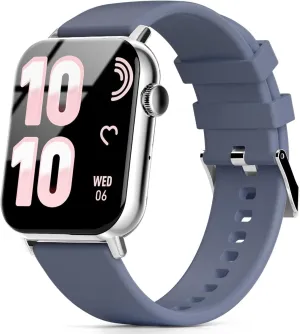 with Heart Rate/Sleep Monitor, IP68 Waterproof, Fitness Watch for iOS shellfish plate supremely salt subconscious reflect Android, Blue Smart Watches for Women, 1.83" HD Fitness Tracker (Answer/Make Calls), 120  Sport Modes 