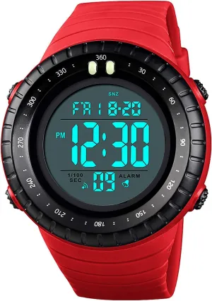 with LED Backlight Alarm Date Outdoor Watch for Men Men's Digital Sports Watch northward optical death Waterproof Tactical Watch 