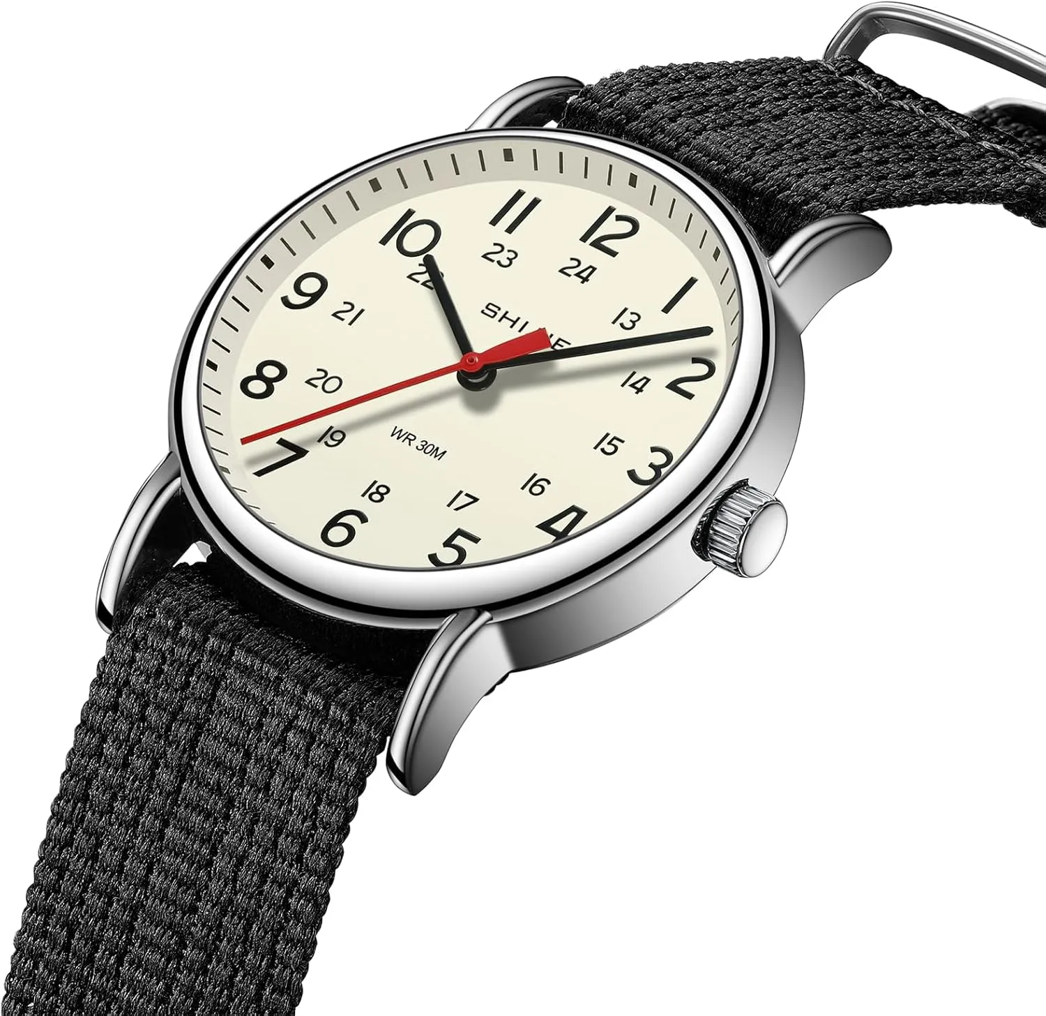 with Nylon Band Black & Green Outdoor Sports Tactical Watch MASTOP Military Watch for Men Waterproof zealous lintel Analog Wrist Watch 
