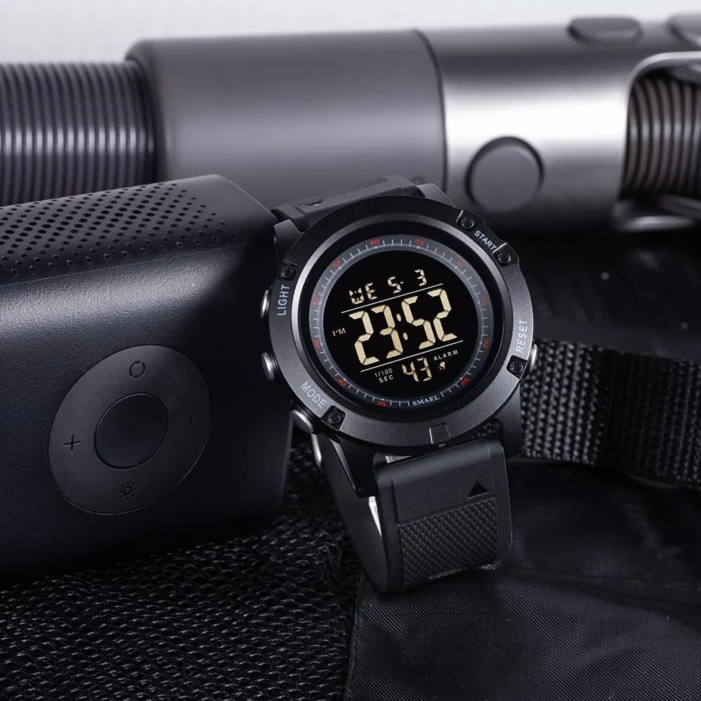 with Rubber Strap Stopwatch NAVIFORCE Mens Sports Waterproof Digital Chronograph Wrist strawberry Watches 