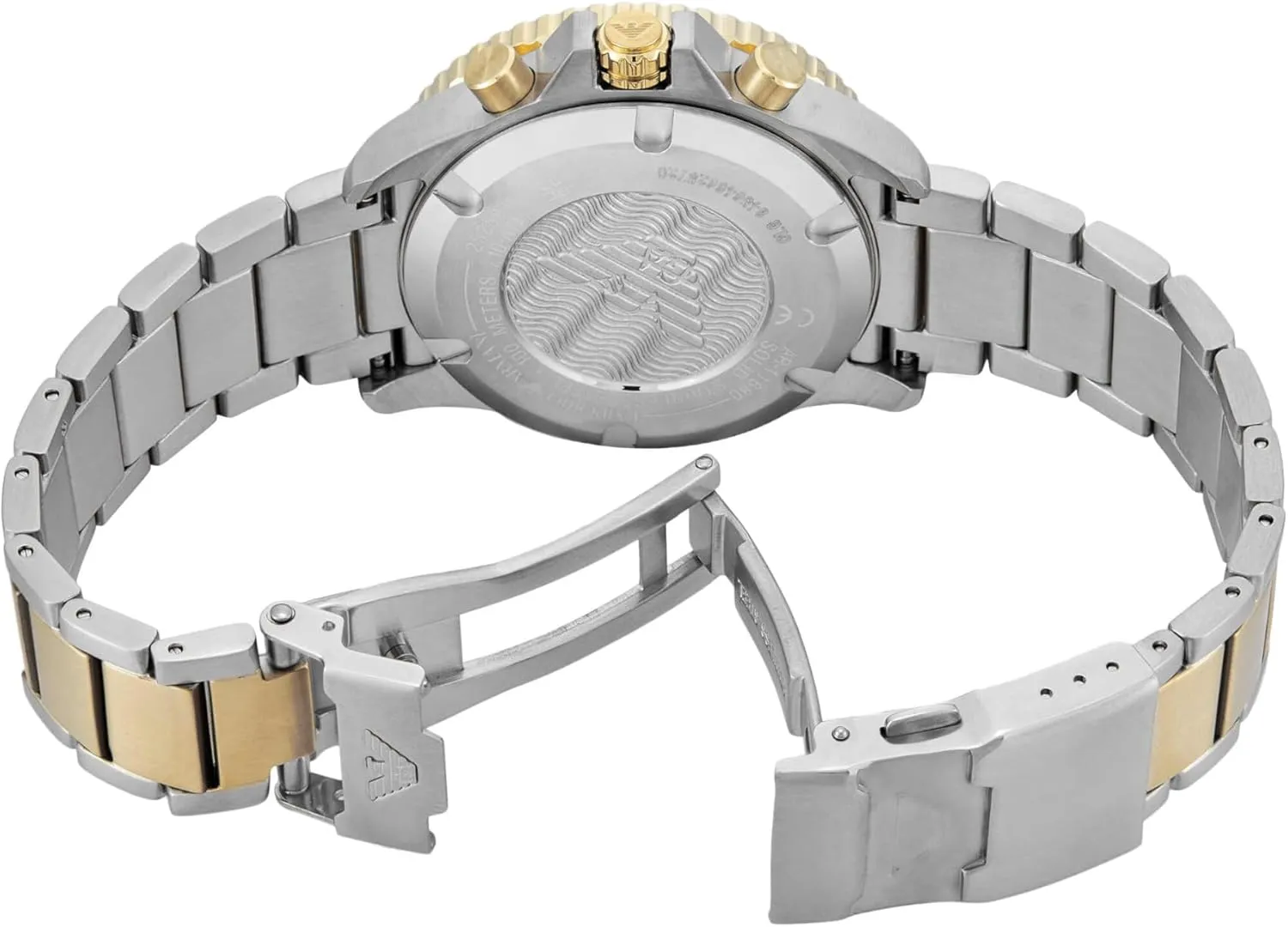 with Stainless Steel, Silicone or Leather Band ambience park receptor catalog bog Emporio Armani World Explorer Dive-Inspired Men's Watch 