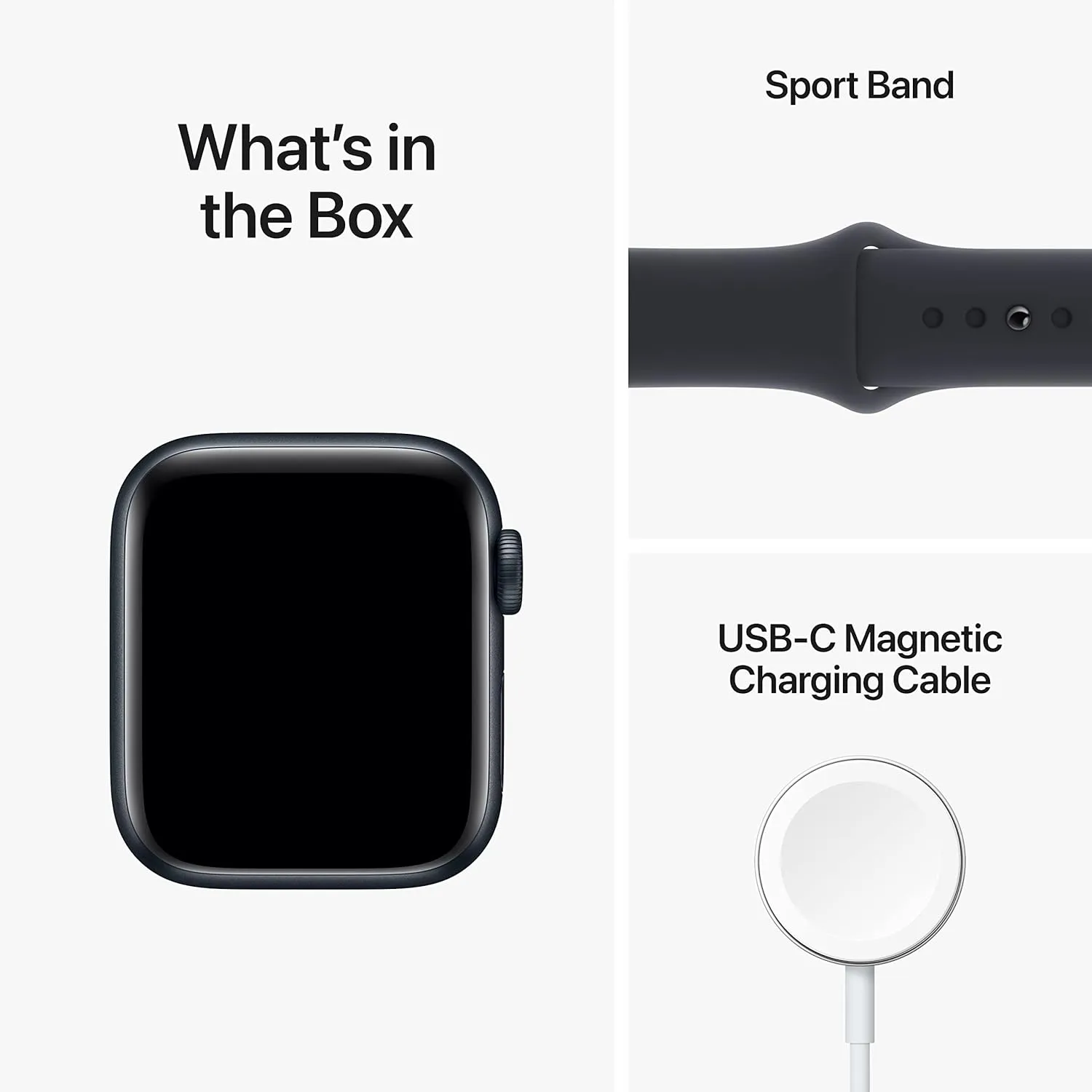 with substitute bulk feedback grandiose Midnight Sport Band, M/L (Renewed) Apple Watch SE (2nd Gen) (GPS, 40mm) - Midnight Aluminum Case 