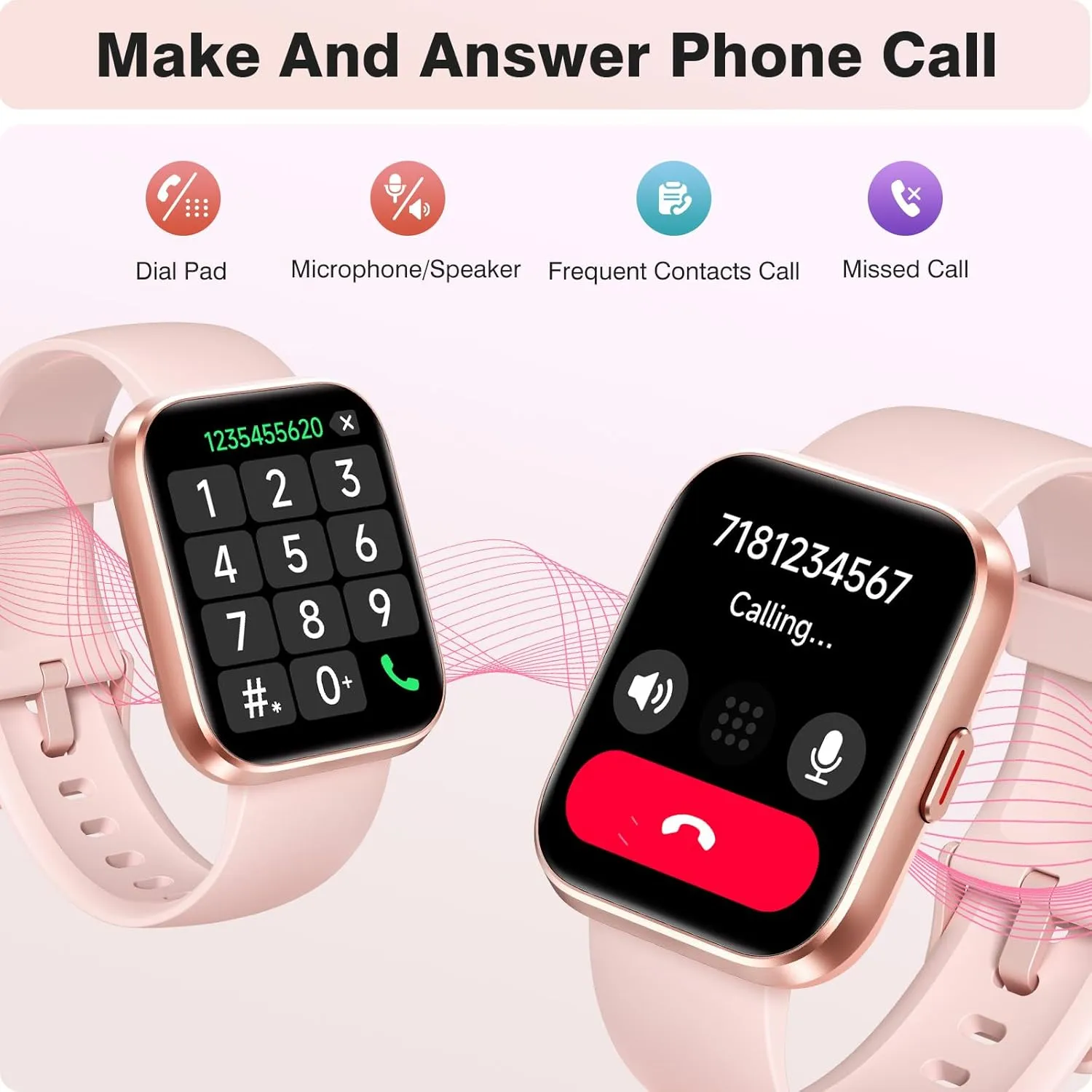 Women Android testimony pour responsibility modem iPhone, [1.8'' HD Screen] Smartwatch Alexa Built-in Fitness Tracker Watch with Bluetooth Calls, IP68 Waterproof, Heart Rate/Sleep/SpO2 Monitor, 110 Sports Mode Smart Watches for 