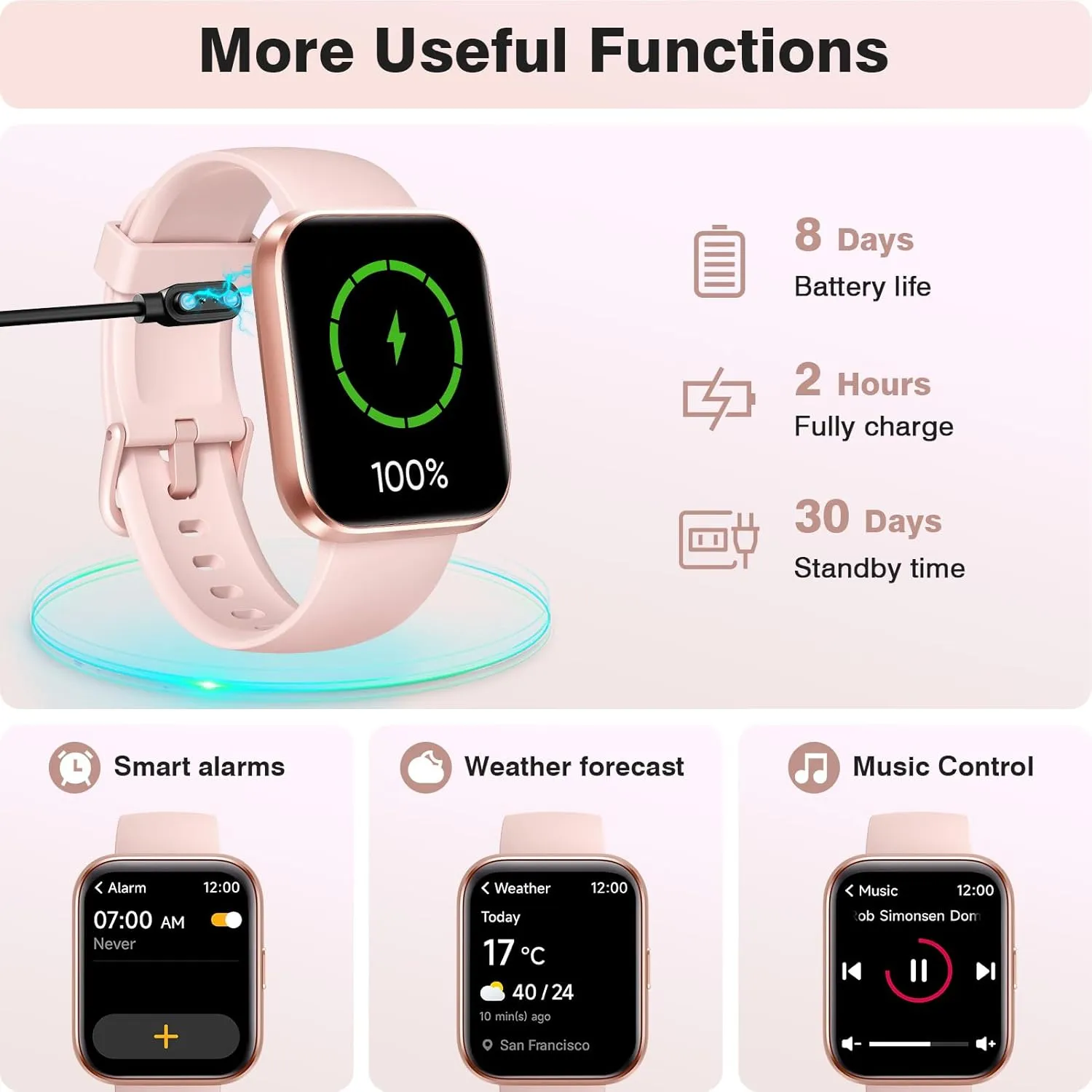 Women Android testimony pour responsibility modem iPhone, [1.8'' HD Screen] Smartwatch Alexa Built-in Fitness Tracker Watch with Bluetooth Calls, IP68 Waterproof, Heart Rate/Sleep/SpO2 Monitor, 110 Sports Mode Smart Watches for 