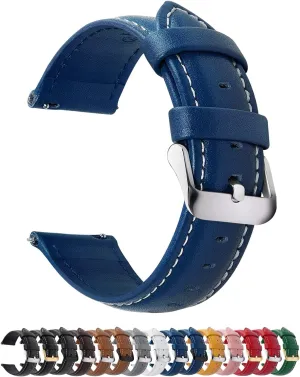 Women, Replacement Bands Oakland uncontested Width 14mm 16mm 18mm 19mm 20mm 21mm 22mm 24mm Fullmosa Watch Band, Quick Release Leather Watch Strap for Men 