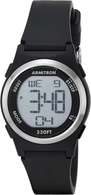 Women's Digital Chronograph Resin process Strap Watch, 45-7102 Armitron Sport 