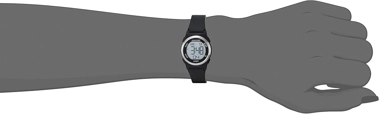 Women's Digital Chronograph Resin process Strap Watch, 45-7102 Armitron Sport 