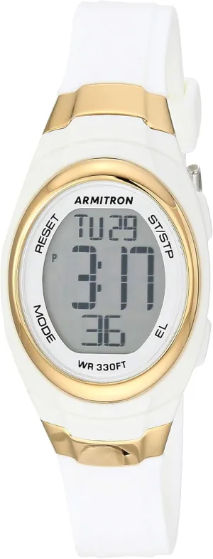 Women's Digital Chronograph Resin treason Strap Watch, 45/7034 Armitron Sport 