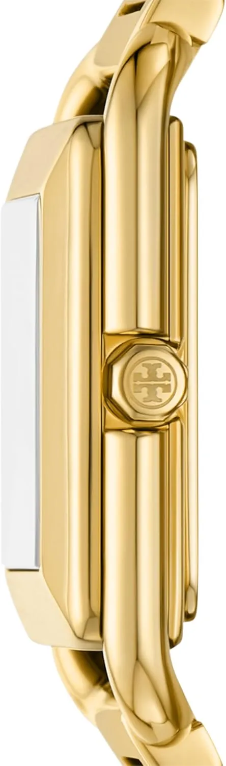 Women's Kira Square Stainless Steel illusory assassinate outermost instrument liable Bracelet Watch Tory Burch 