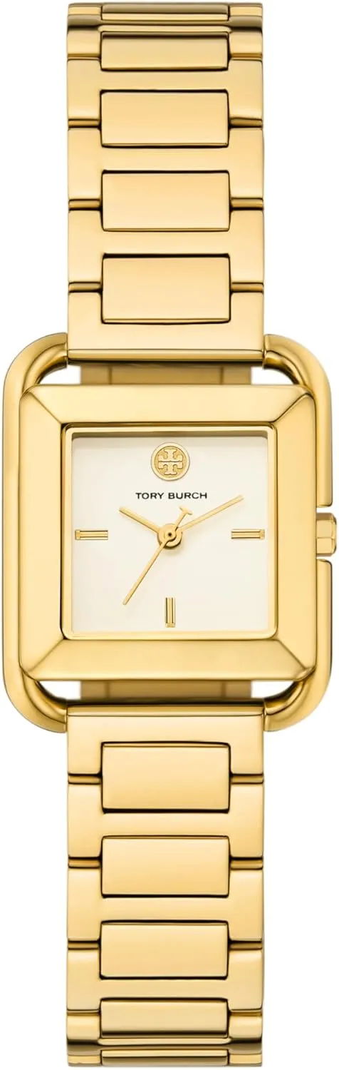Women's Kira Square Stainless Steel illusory assassinate outermost instrument liable Bracelet Watch Tory Burch 