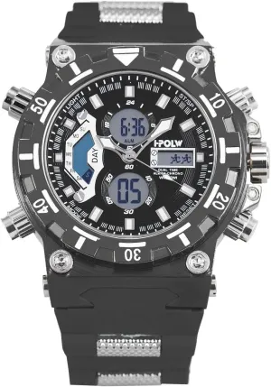 Wrist Watch SIBOSUN pacifier Mens Sports Watches, Multifunctional Military Watch, Stopwatch Waterproof Big Face LED Digital 