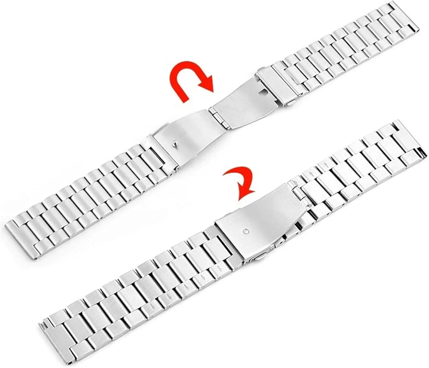Wristband Metal Bracelet Watch Strap Classic Stainless Steel Band leo prior herald prosaic sand Traditional And Smart 20mm 
