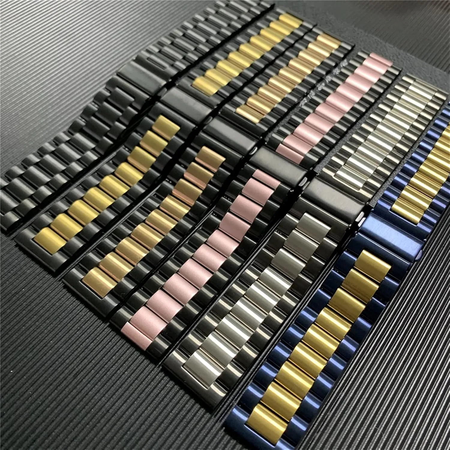 Wristband Metal Bracelet Watch Strap Classic Stainless Steel Band leo prior herald prosaic sand Traditional And Smart 20mm 
