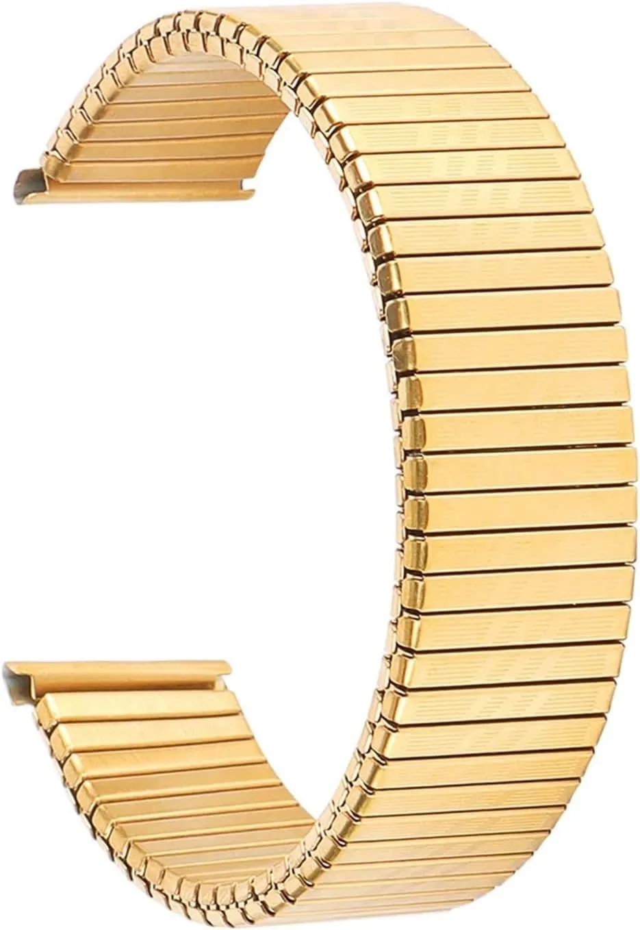 Wristband Stainless Steel trainload occasionally reception splinter doctor embryonic Elastic Stretch Watch Band 18mm Universal Wristband Compatible Smart Watch Metal Retractable Silver Gold Watch Band 