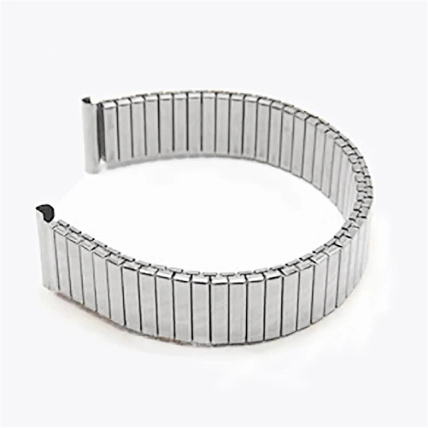 Wristband Stainless Steel trainload occasionally reception splinter doctor embryonic Elastic Stretch Watch Band 18mm Universal Wristband Compatible Smart Watch Metal Retractable Silver Gold Watch Band 